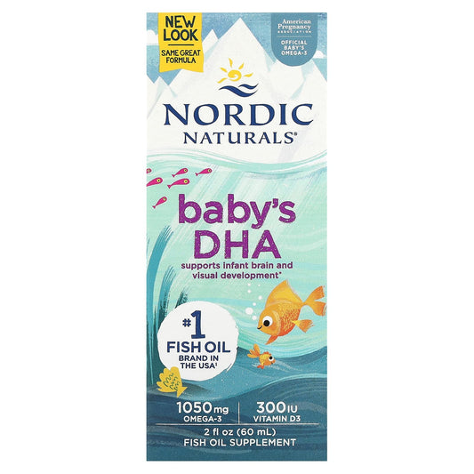 Nordic Naturals-Baby's DHA-2 fl oz (60 ml)