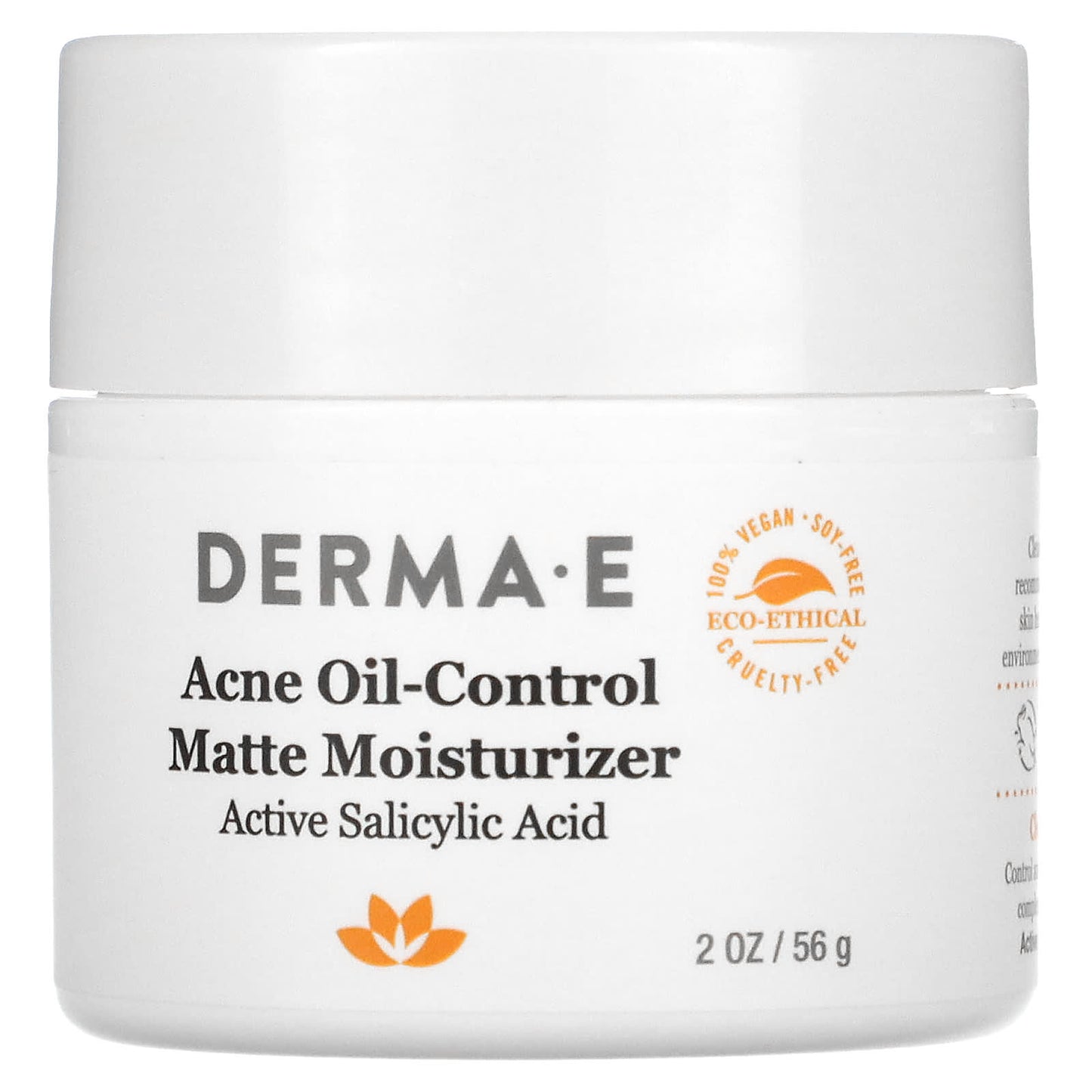 DERMA E-Acne Oil-Control Matte Moisturizer-2 oz (56 g)