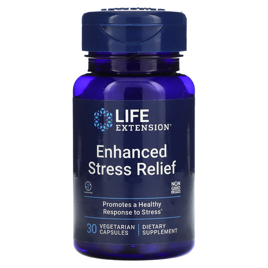 Life Extension-Enhanced Stress Relief-30 Vegetarian Capsules