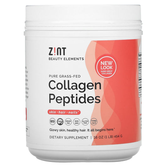 Zint-Pure Grass-Fed Collagen Peptides-16 oz (454 g)