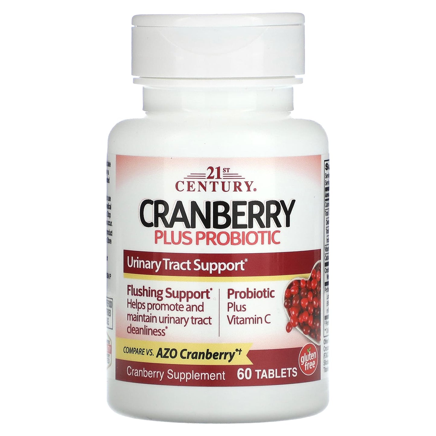 21st Century, Cranberry Plus Probiotic, 60 Tablets