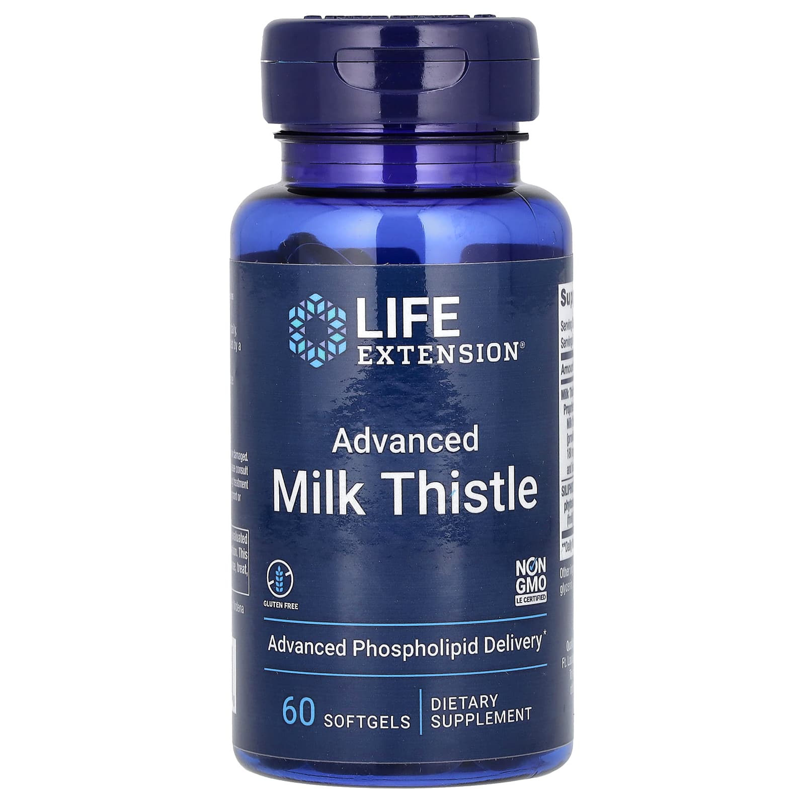 Life Extension-Advanced Milk Thistle-60 Softgels