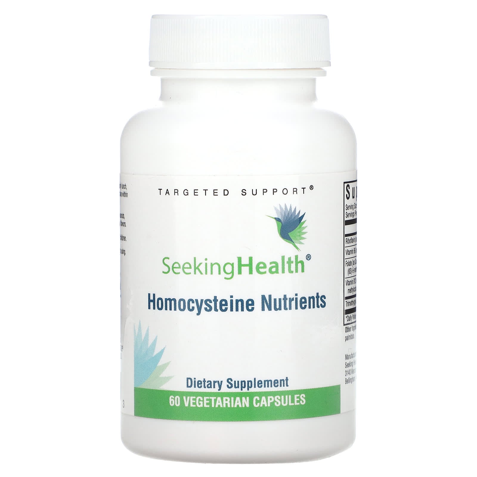 Seeking Health-Homocysteine Nutrients-60 Vegetarian Capsules