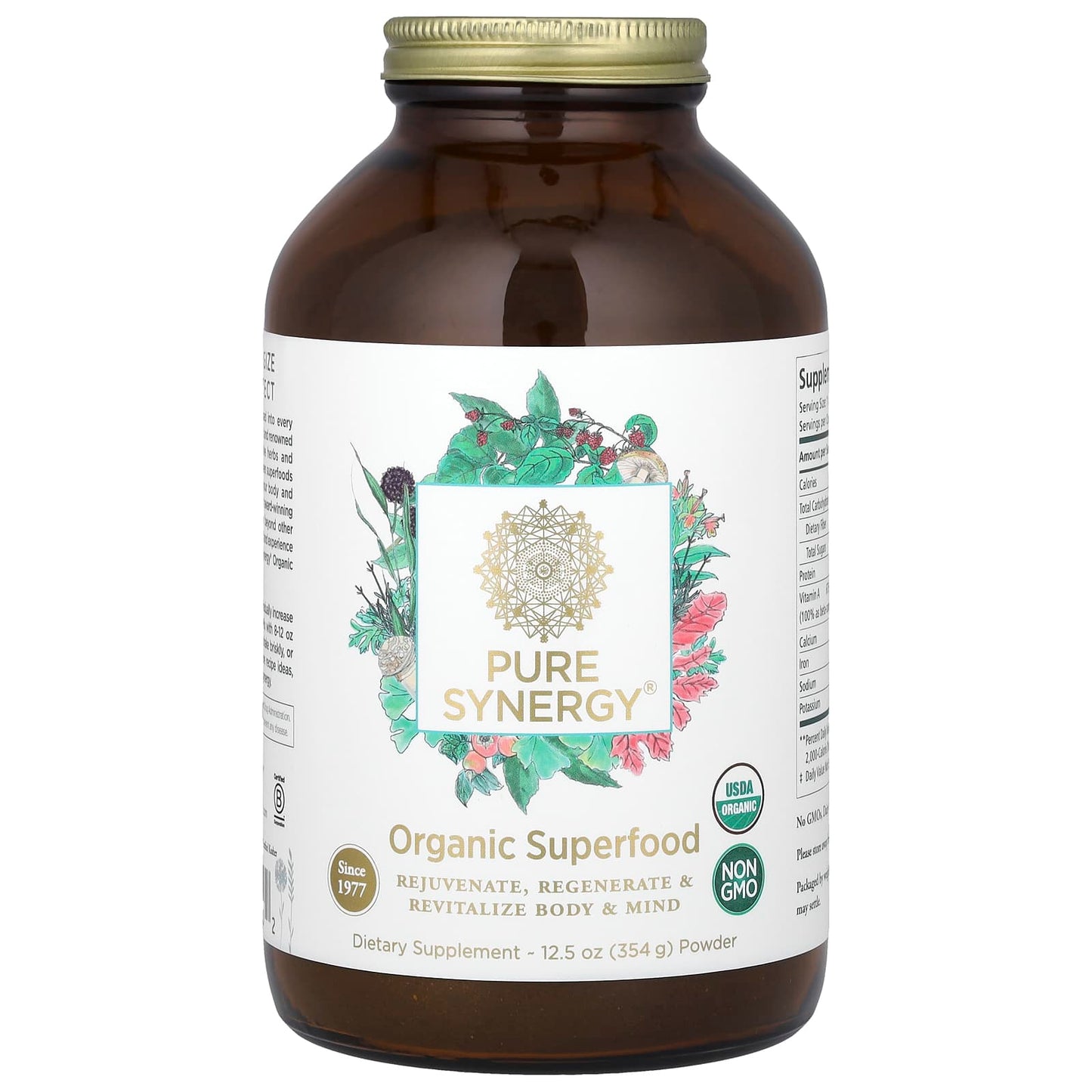 Pure Synergy-Organic Superfood  Powder-12.5 oz (354 g)