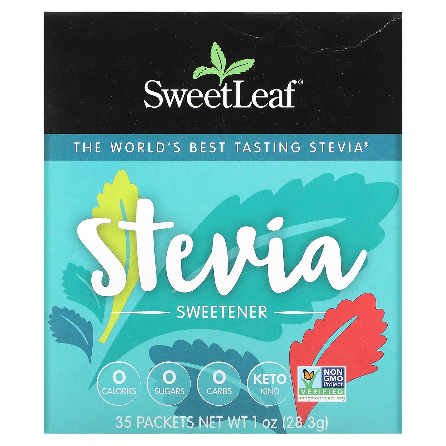 Wisdom Natural-SweetLeaf-Stevia Sweetener-35 Packets-1 oz (28.3 g)