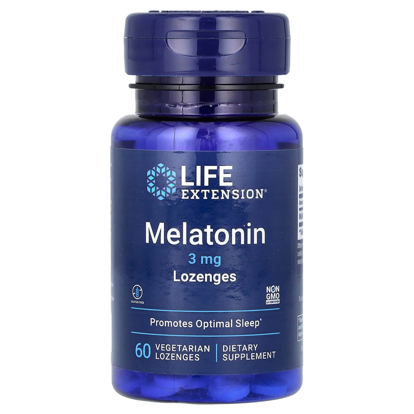 Life Extension-Melatonin-3 mg-60 Vegetarian Lozenges