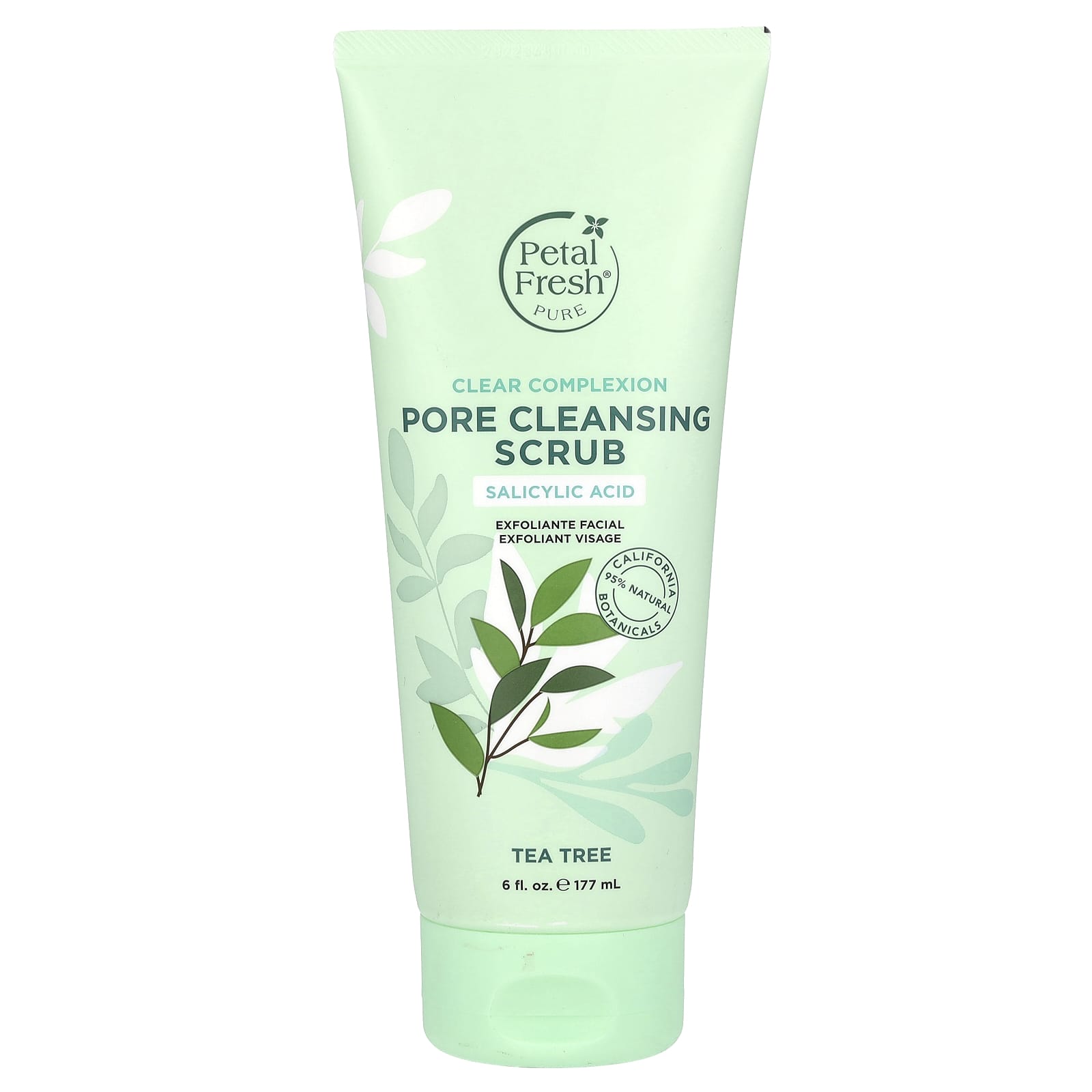 Petal Fresh-Pure-Pore Cleansing Scrub-Clear Complexion-Tea Tree-6 fl oz (177 ml)