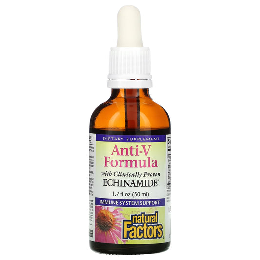 Natural Factors-Anti-V Formula-with Clinically Proven Echinamide-1.7 fl oz ( 50 ml)