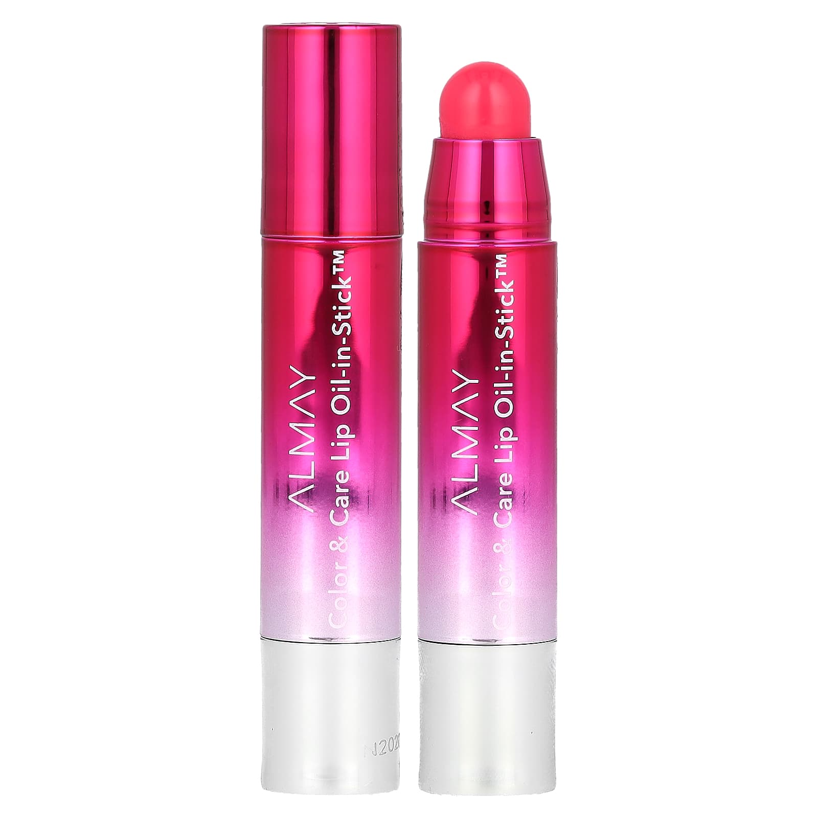 Almay-Color & Care Lip Oil-In-Stick-130 Raspberry Rush-0.09 oz (2.5 g)