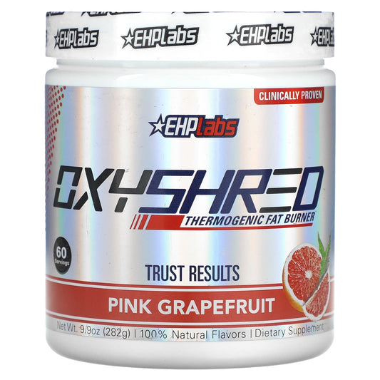 EHPlabs-OxyShred-Thermogenic Fat Burner-Pink Grapefruit-9.9oz (282 g)