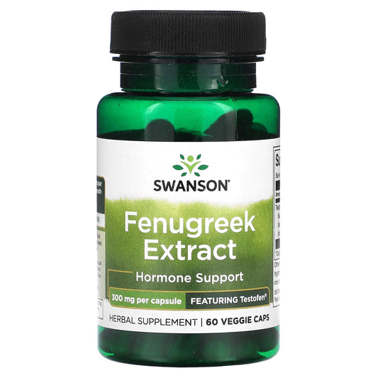 Swanson-Fenugreek Extract-300 mg-60 Veggie Caps