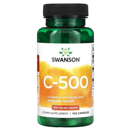 Swanson-C-500-500 mg-100 Capsules