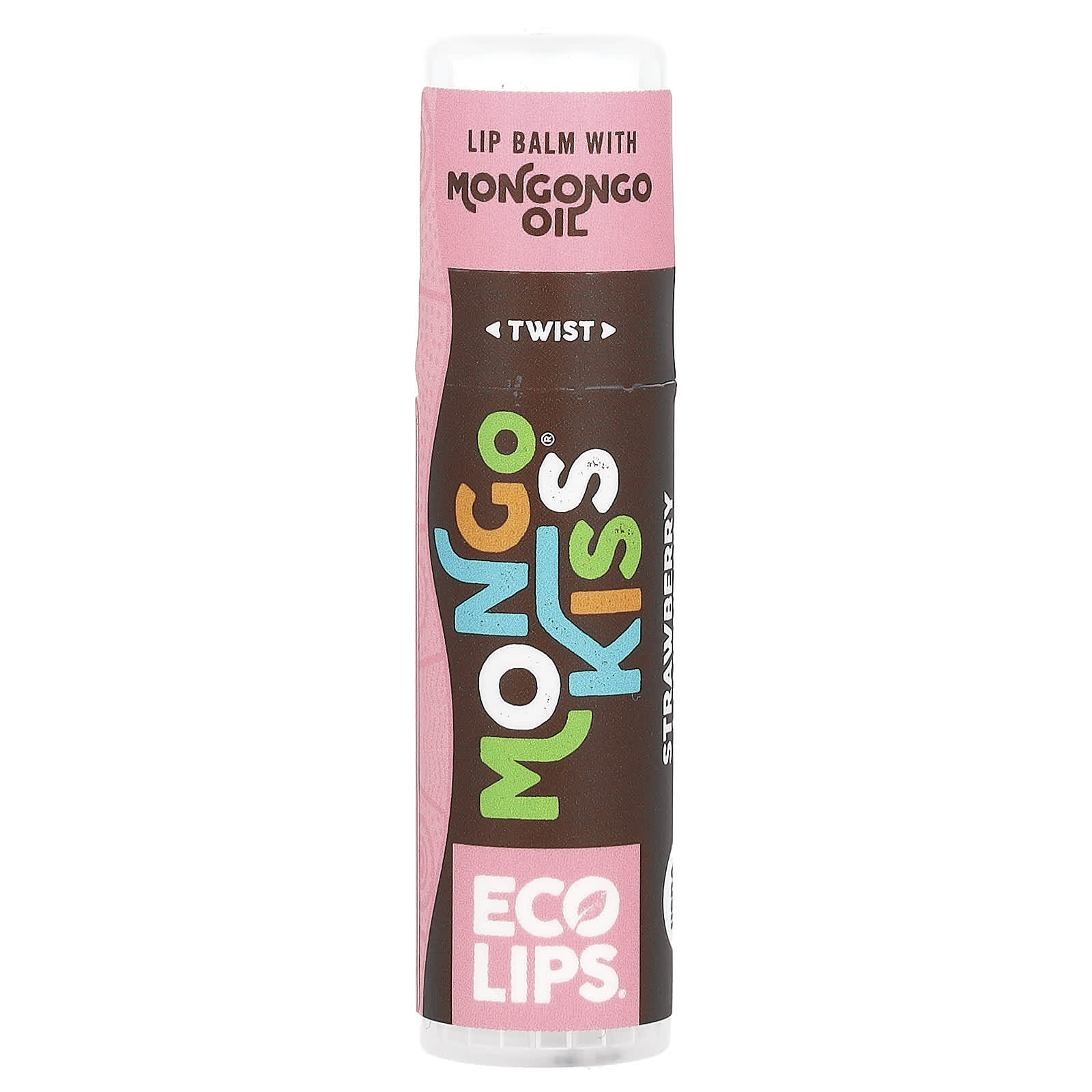 Eco Lips-Mongo Kiss-Lip Balm-Strawberry Lavender-0.25 oz (7 g)