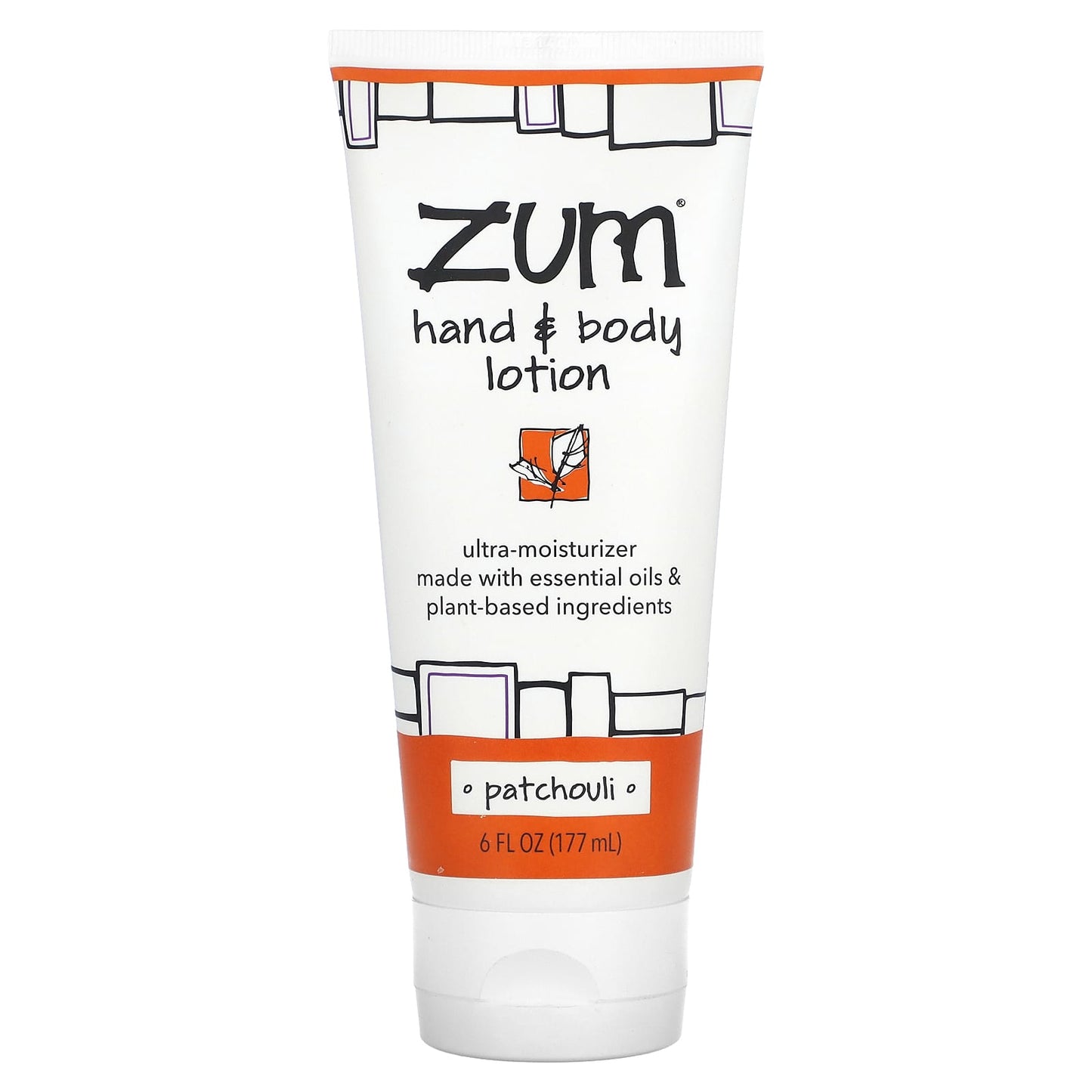 ZUM-Hand & Body Lotion-Patchouli-6 fl oz (177 ml)