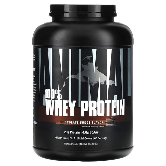 Animal-100% Whey Protein Powder-Chocolate Fudge-4 lb (1.81 kg)