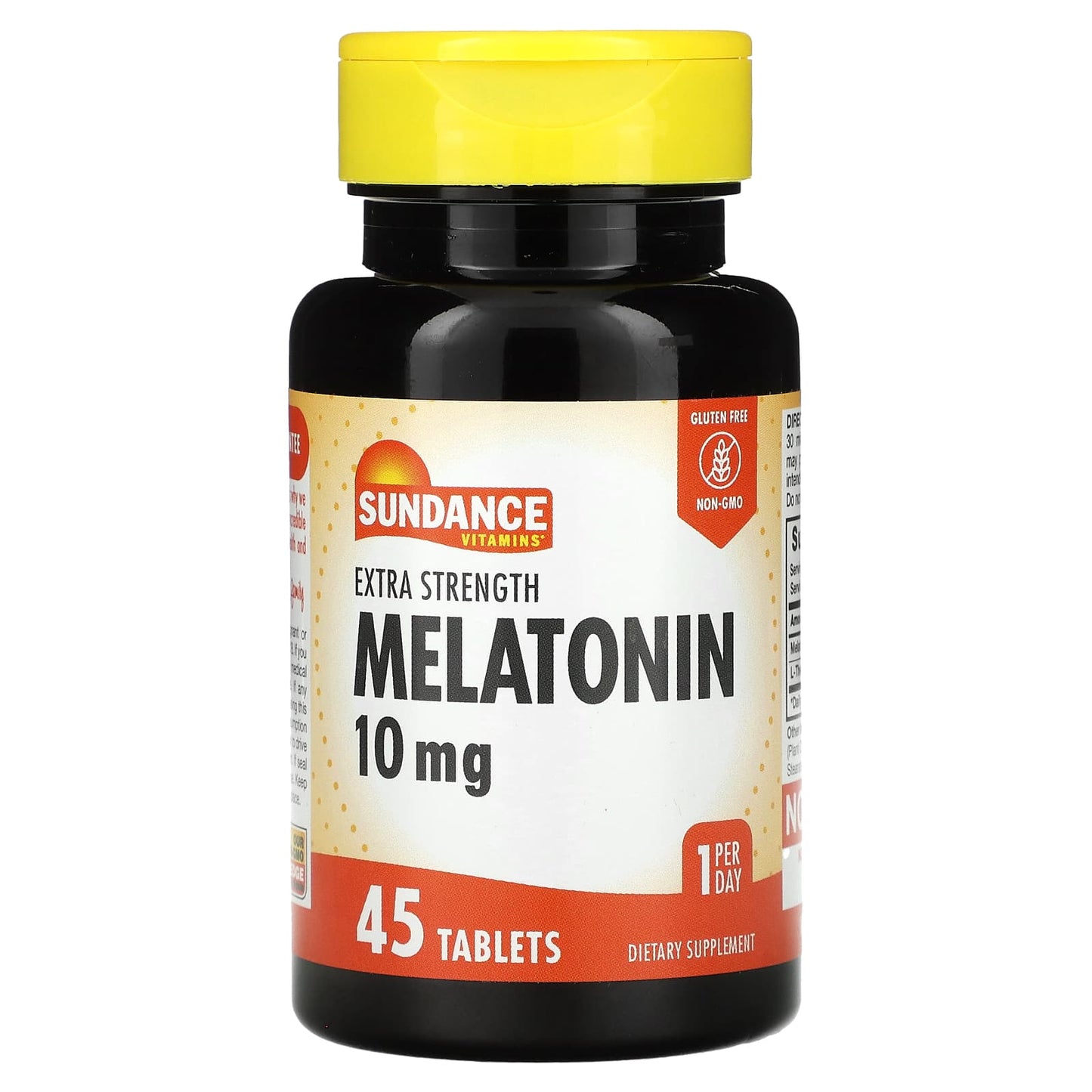 Sundance Vitamins-Extra Strength Melatonin-10 mg-45 Tablets