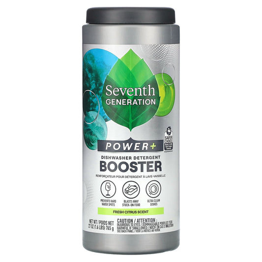 Seventh Generation-Power + Dishwasher Detergent Booster- Fresh Citrus -1.6 lbs (765 g)