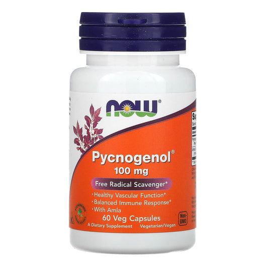 NOW Foods-Pycnogenol-100 mg-60 Veg Capsules