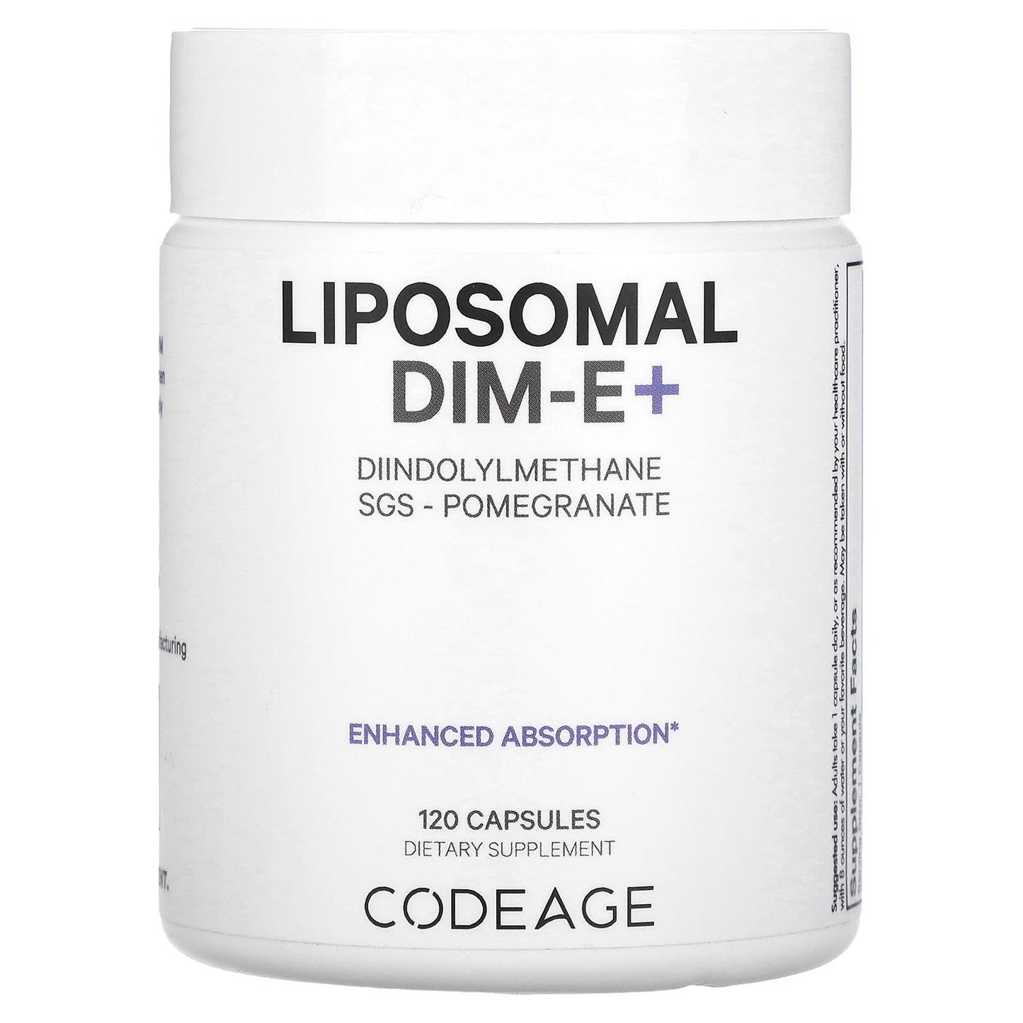 Codeage-Liposmal DIM-E+-Pomegranate-120 Capsules