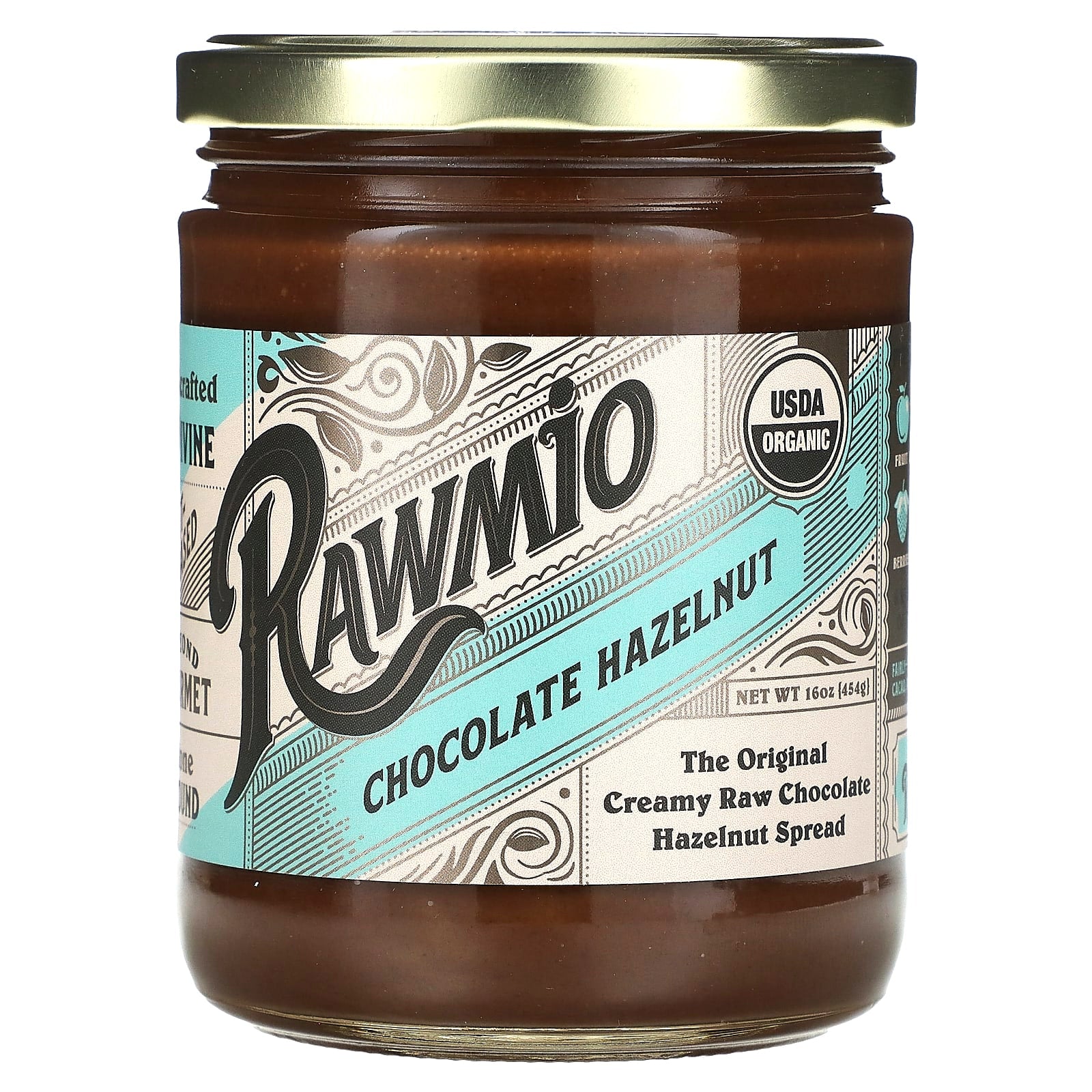 Rawmio-Chocolate Hazelnut Spread-16 oz (454 g)