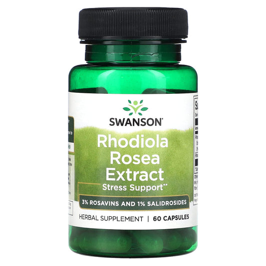 Swanson-Rhodiola Rosea Extract-60 Capsules