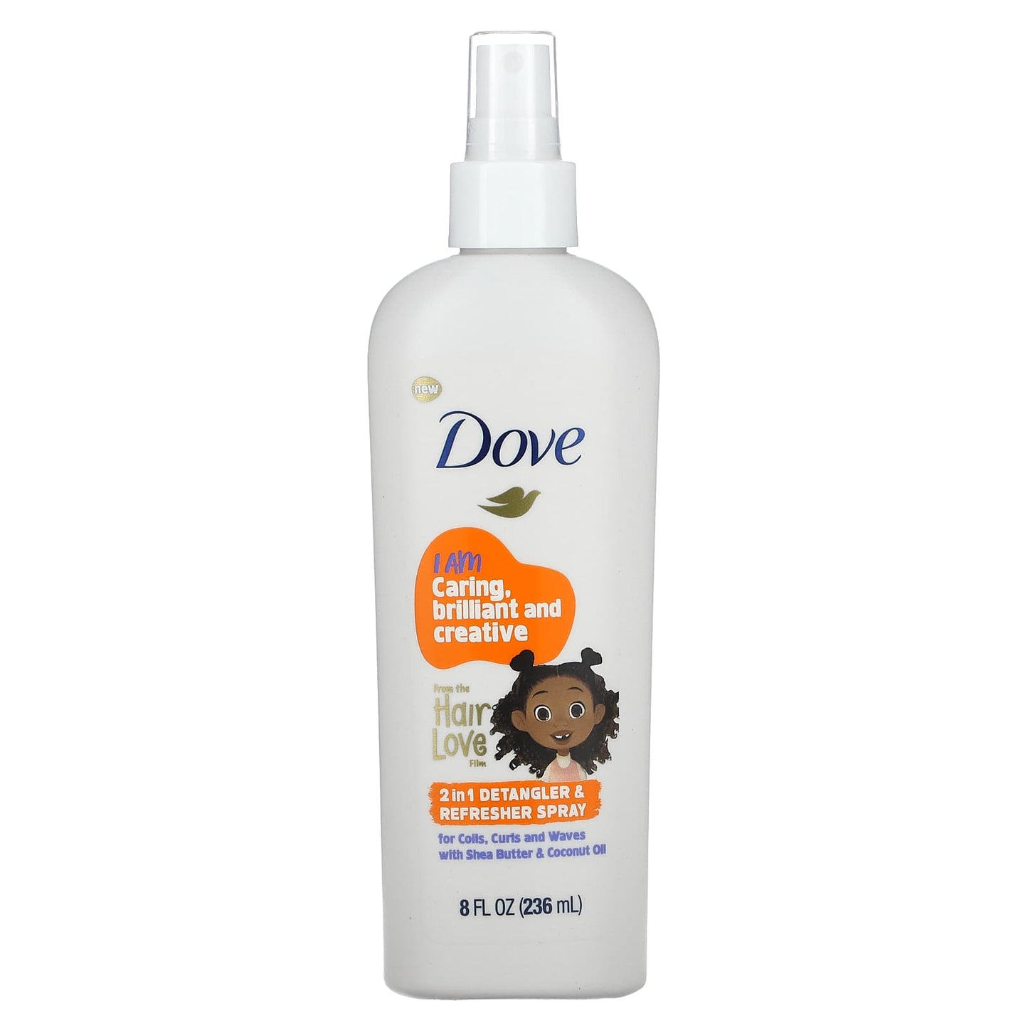 Dove-2 in 1 Detangler & Refresher Spray-8 fl oz (236 ml)