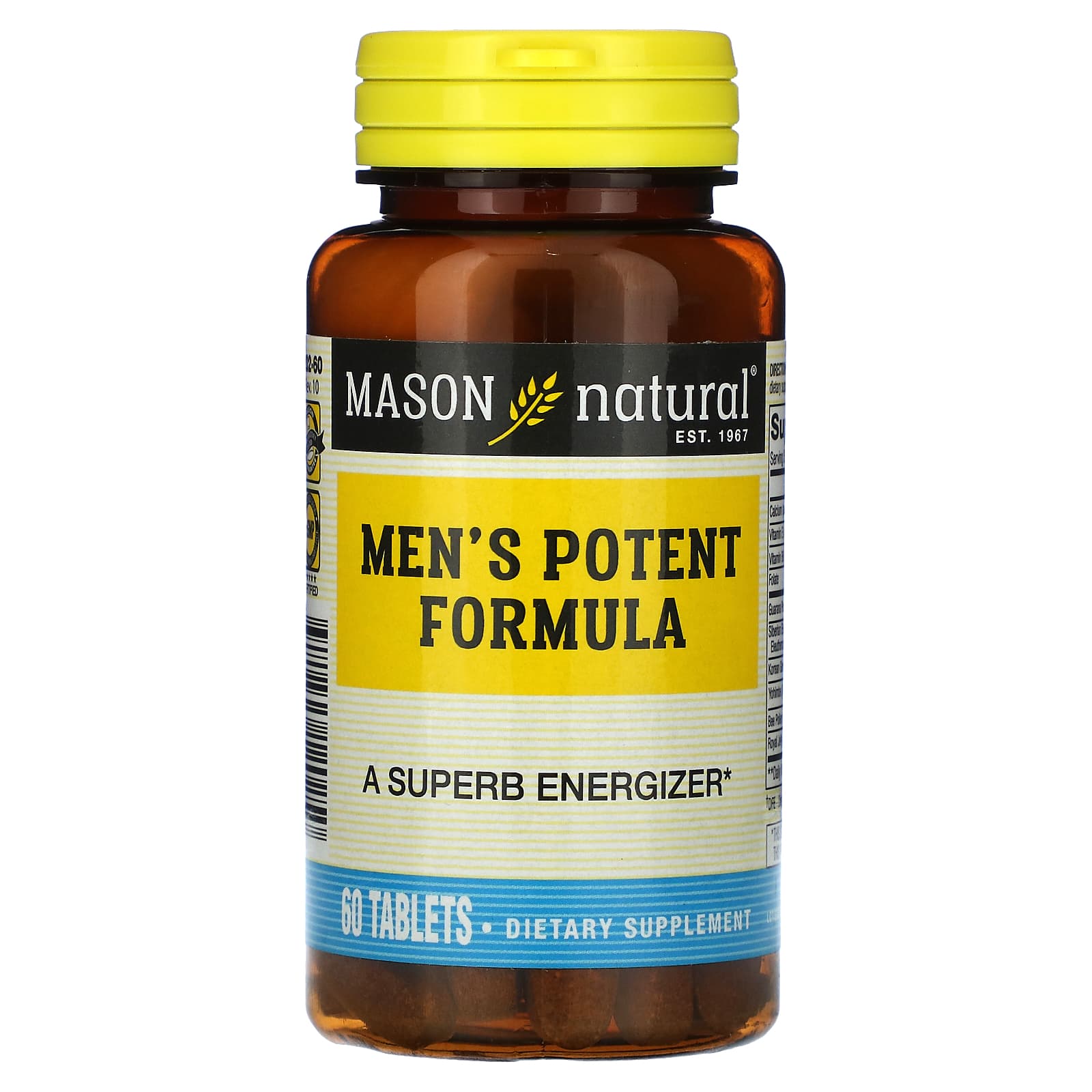 Mason Natural-Men's Potent Formula-60 Tablets