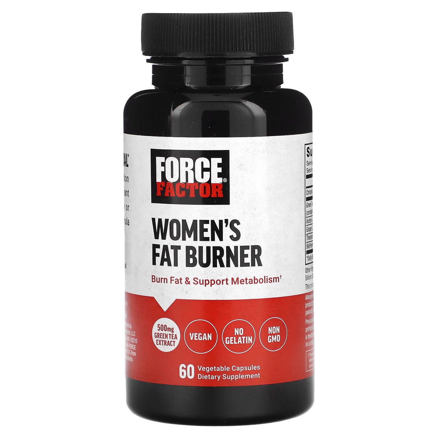 Force Factor-Women's Fat Burner-60 Vegetable Capsules