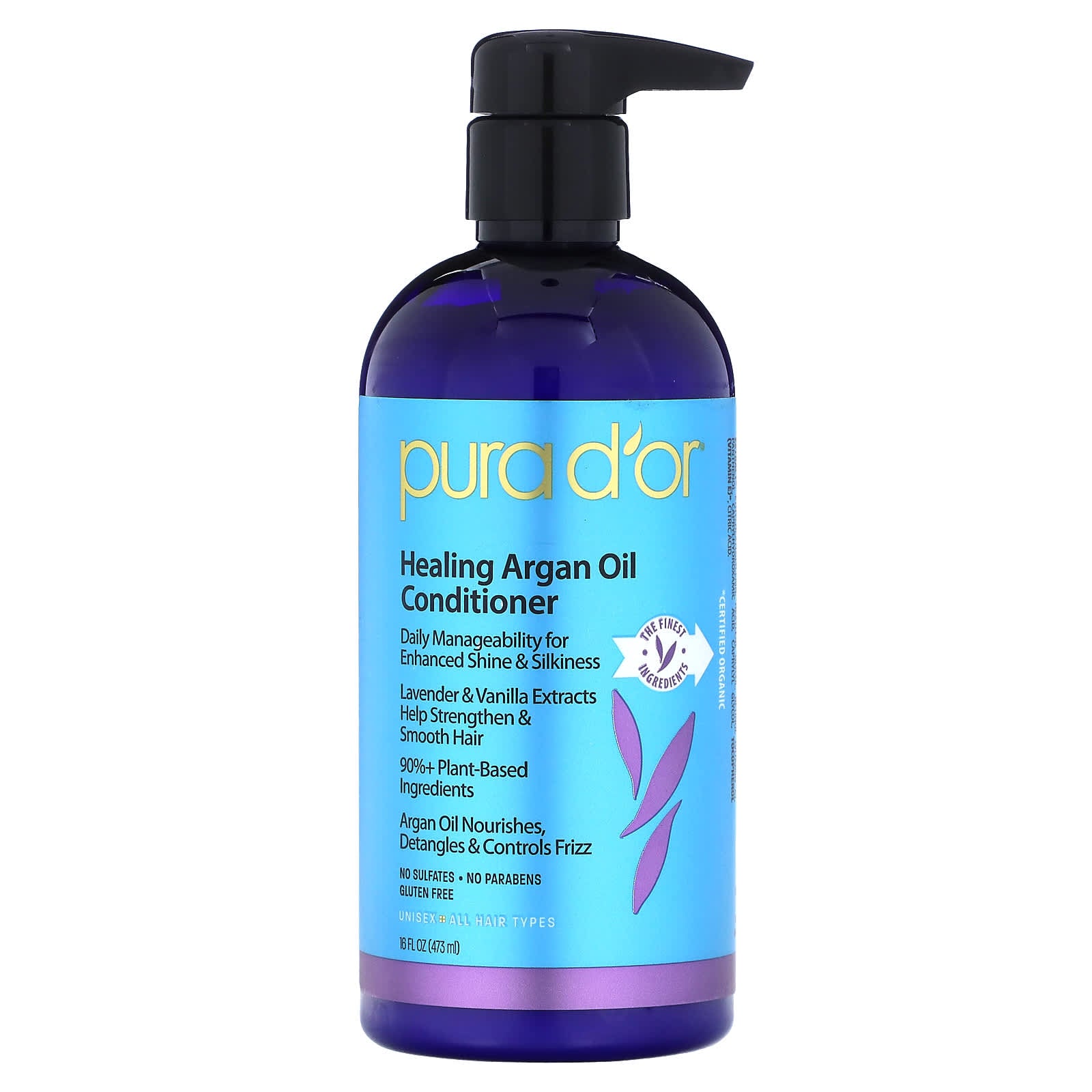 Pura D'or-Healing Argan Oil Conditioner-16 fl oz (473 ml)