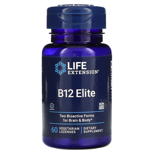 Life Extension-B12 Elite-60 Vegetarian Lozenges