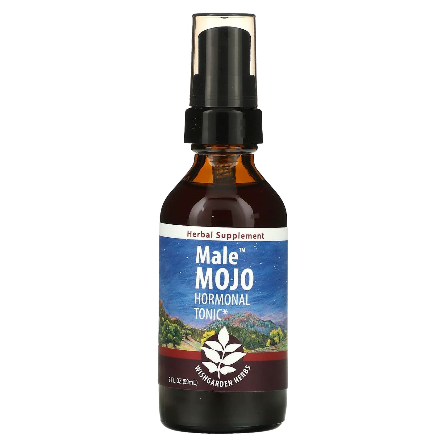 WishGarden Herbs-Male Mojo-Hormone Tonic-2 fl oz (59 ml)