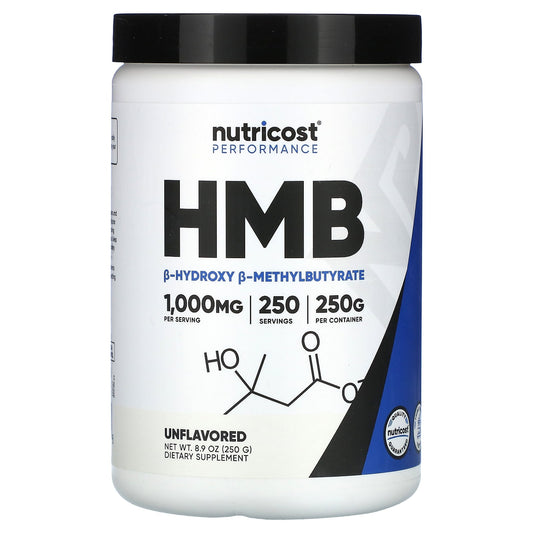 Nutricost-Performance-HMB-Unflavored-8.9 oz (250 g)