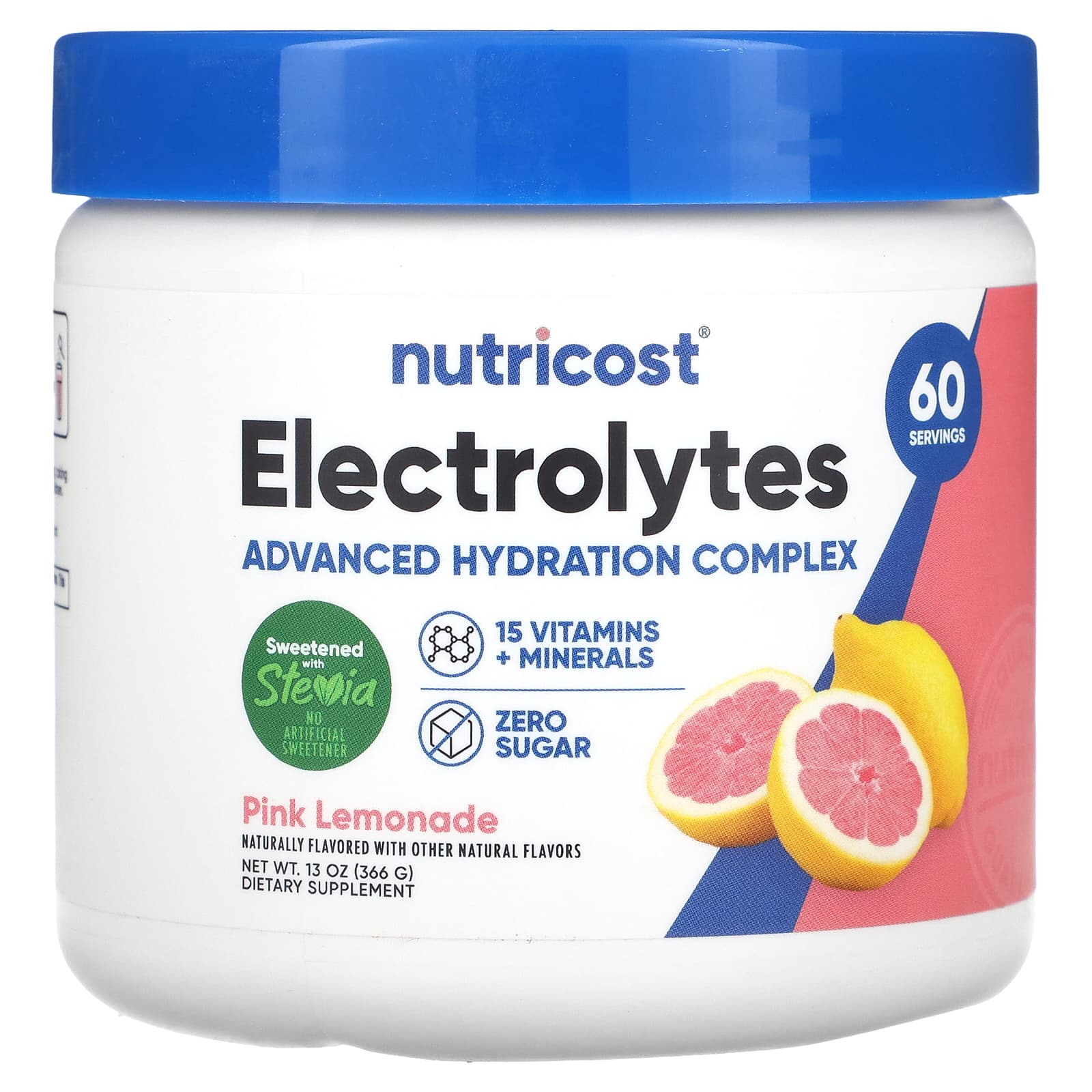 Nutricost-Electrolytes-Pink Lemonade-13 oz (366 g)