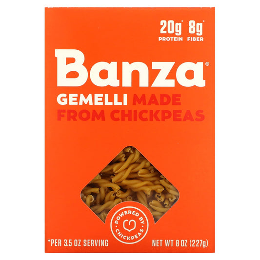 Banza-Gemelli Made From Chickpeas-8 oz (227 g)