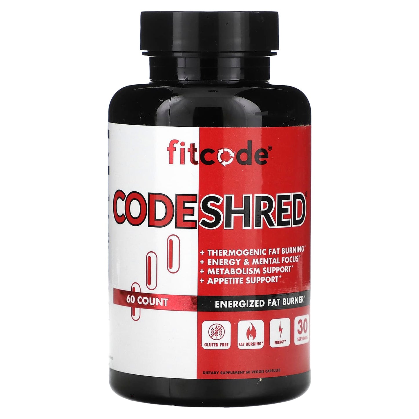 fitcode-CodeShred -60 Veggie Capsules