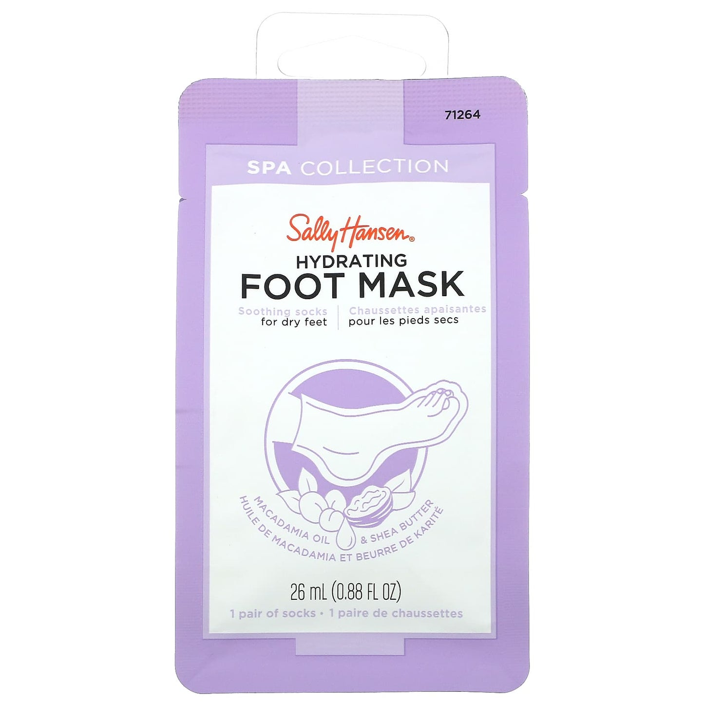 Sally Hansen-Hydrating Foot Mask-1 Pair-0.88 fl oz (26 ml)