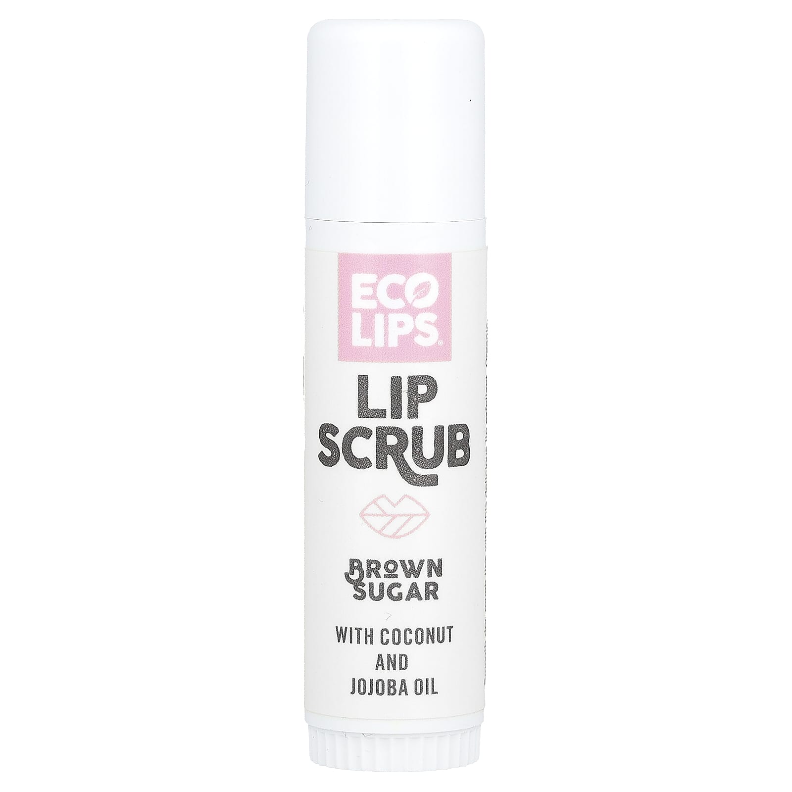 Eco Lips-Lip Scrub-Brown Sugar-0.56 oz (17 g)