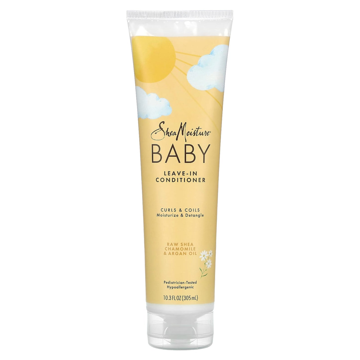 SheaMoisture-Baby-Leave-In Conditioner-Curls & Coils-Raw Shea Chamomile & Argan Oil-10.3 fl oz (305 ml)