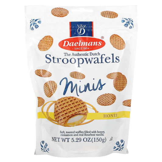 Daelmans-Mini Stroopwafels-Honey-5.29 oz (150 g)