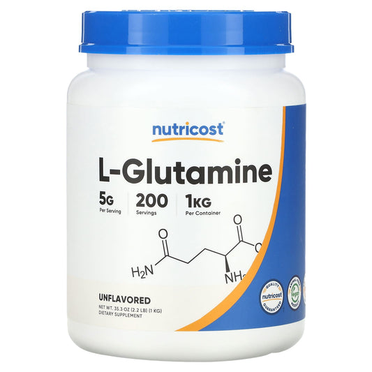 Nutricost-L-Glutamine-Unflavored-35.3 oz (1 kg)