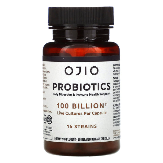 Ojio-Probiotics -100 Billion -30 Delayed Release Capsules