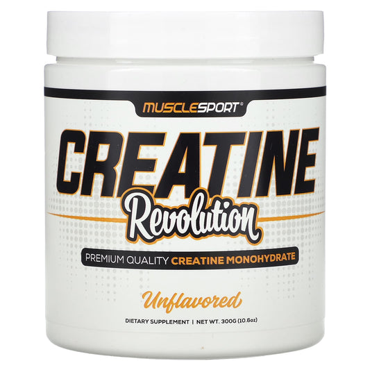 MuscleSport-Creatine Revolution-Unflavored-10.6 oz (300 g)