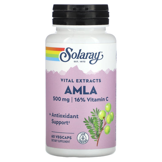 Solaray-Vital Extracts-AMLA-500 mg-60 VegCaps