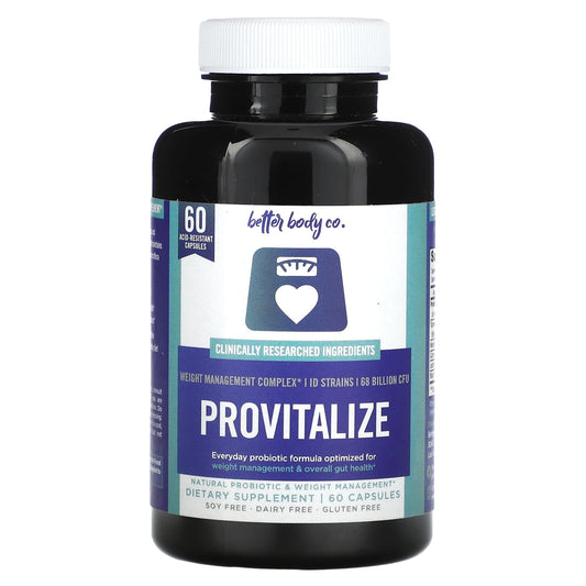 Better Body Co.-Provitalize-60 Acid-Resistant Capsules