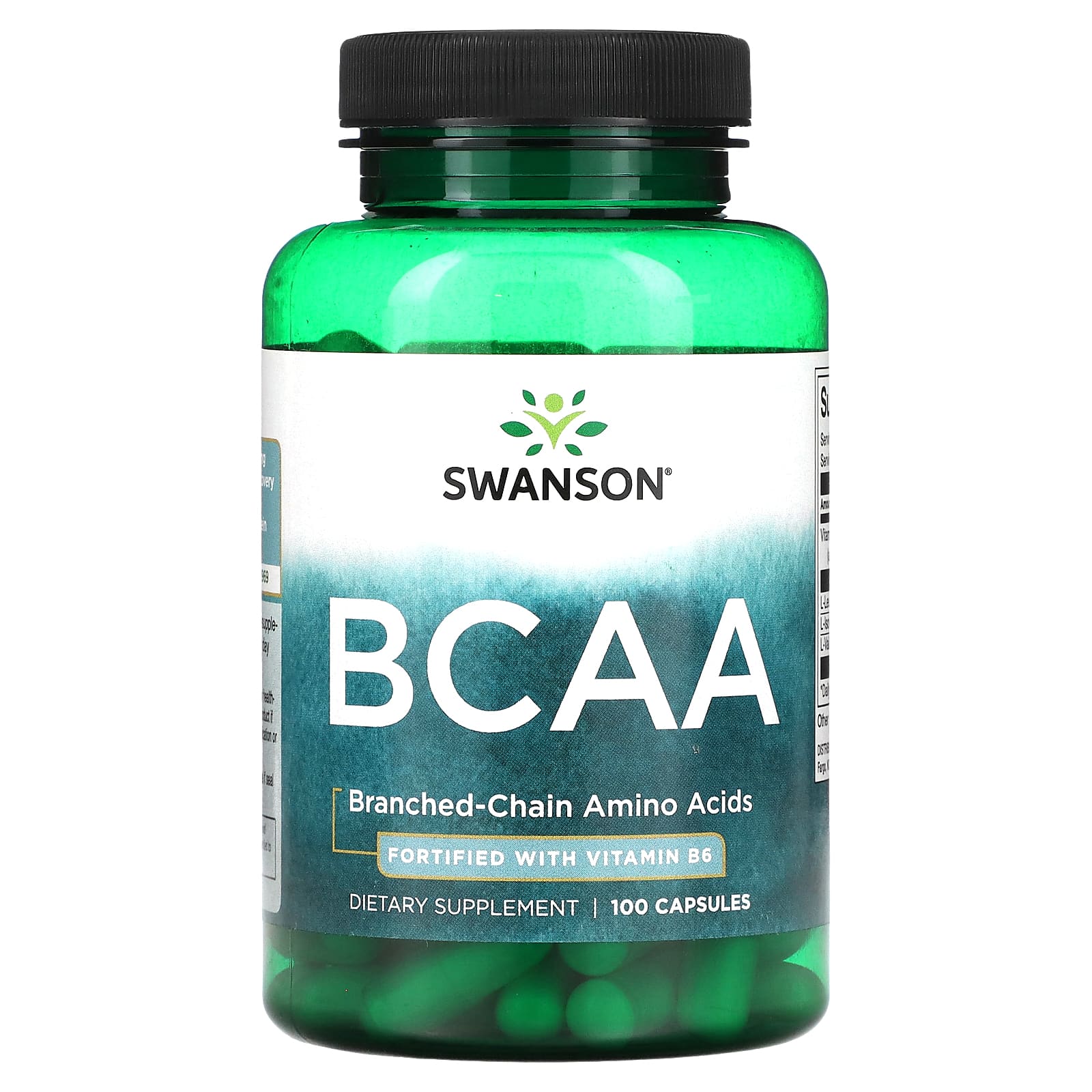 Swanson-BCAA-100 Capsules