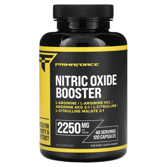 Primaforce-Nitric Oxide Booster-2,250 mg-120 Capsules (750 mg per Capsule)