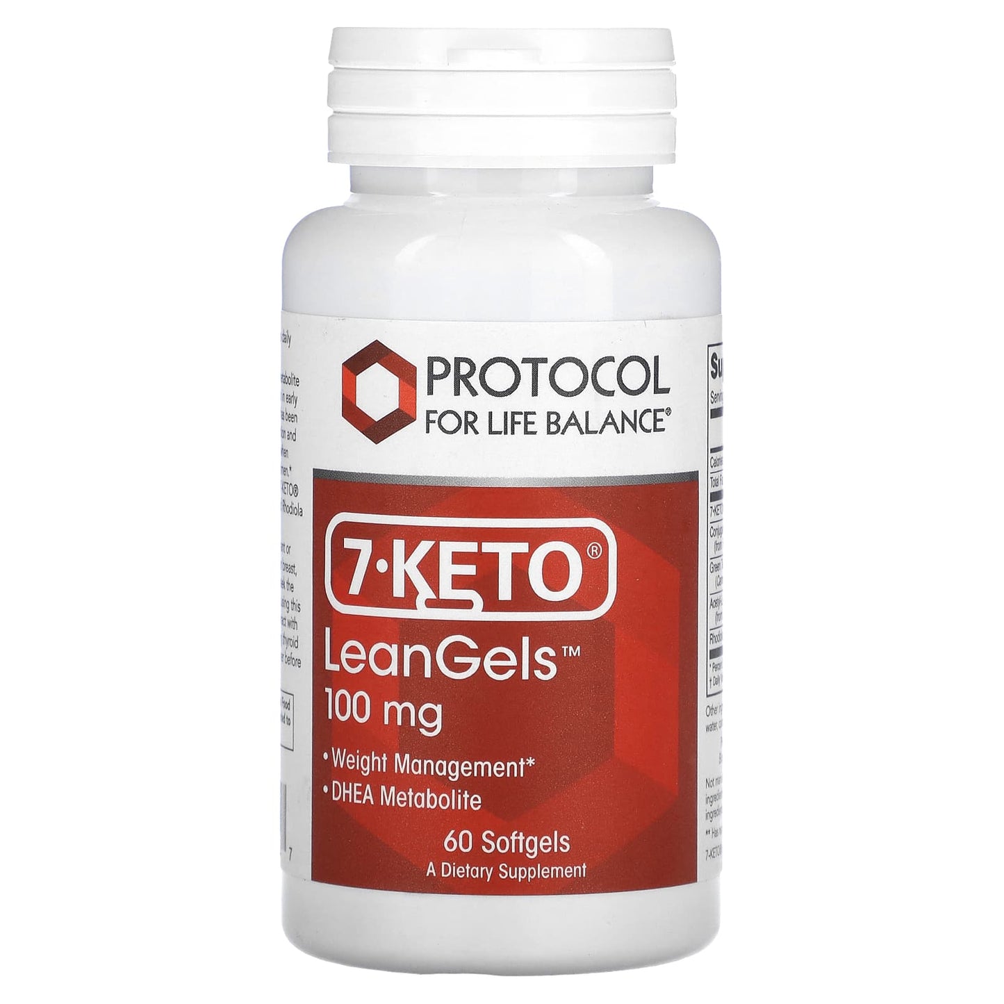 Protocol for Life Balance-7 Keto LeanGels-100 mg-60 Softgels