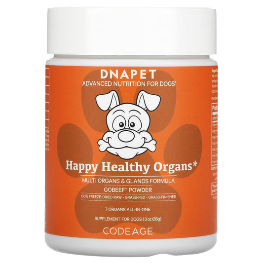 Codeage-DNA Pet-Happy Healthy Organs-Multi Organs & Glands Formula-For Dogs-3 oz (85 g)