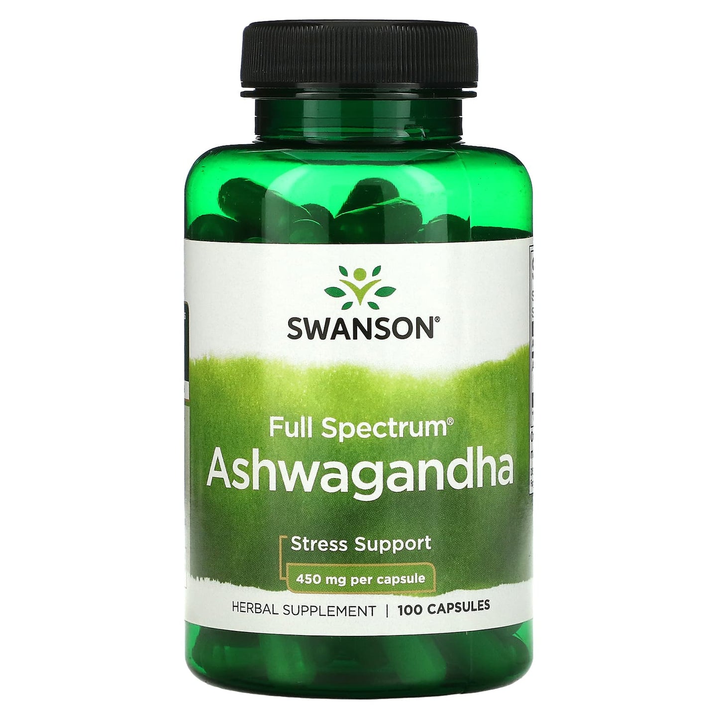 Swanson-Ashwagandha-450 mg-100 Capsules