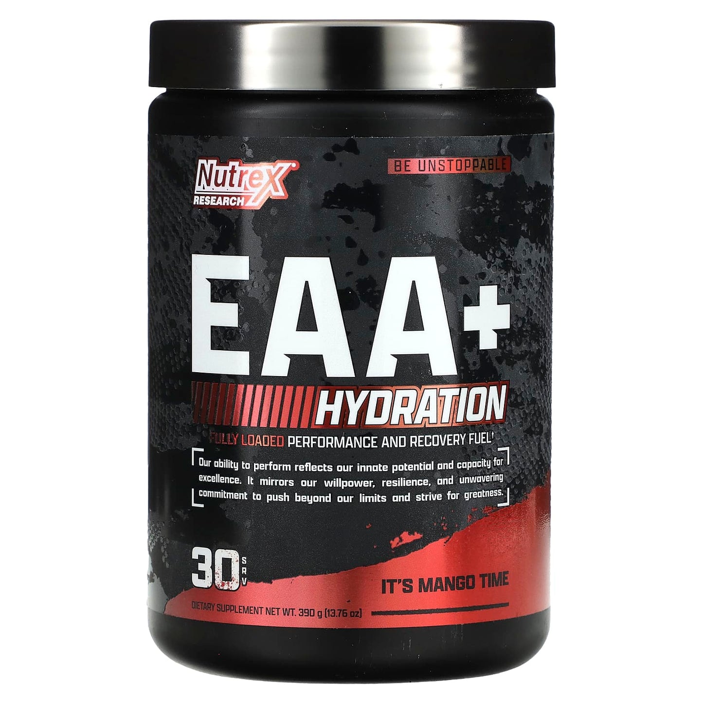 Nutrex Research-EAA+ Hydration-It's Mango Time-13.76 oz (390 g)